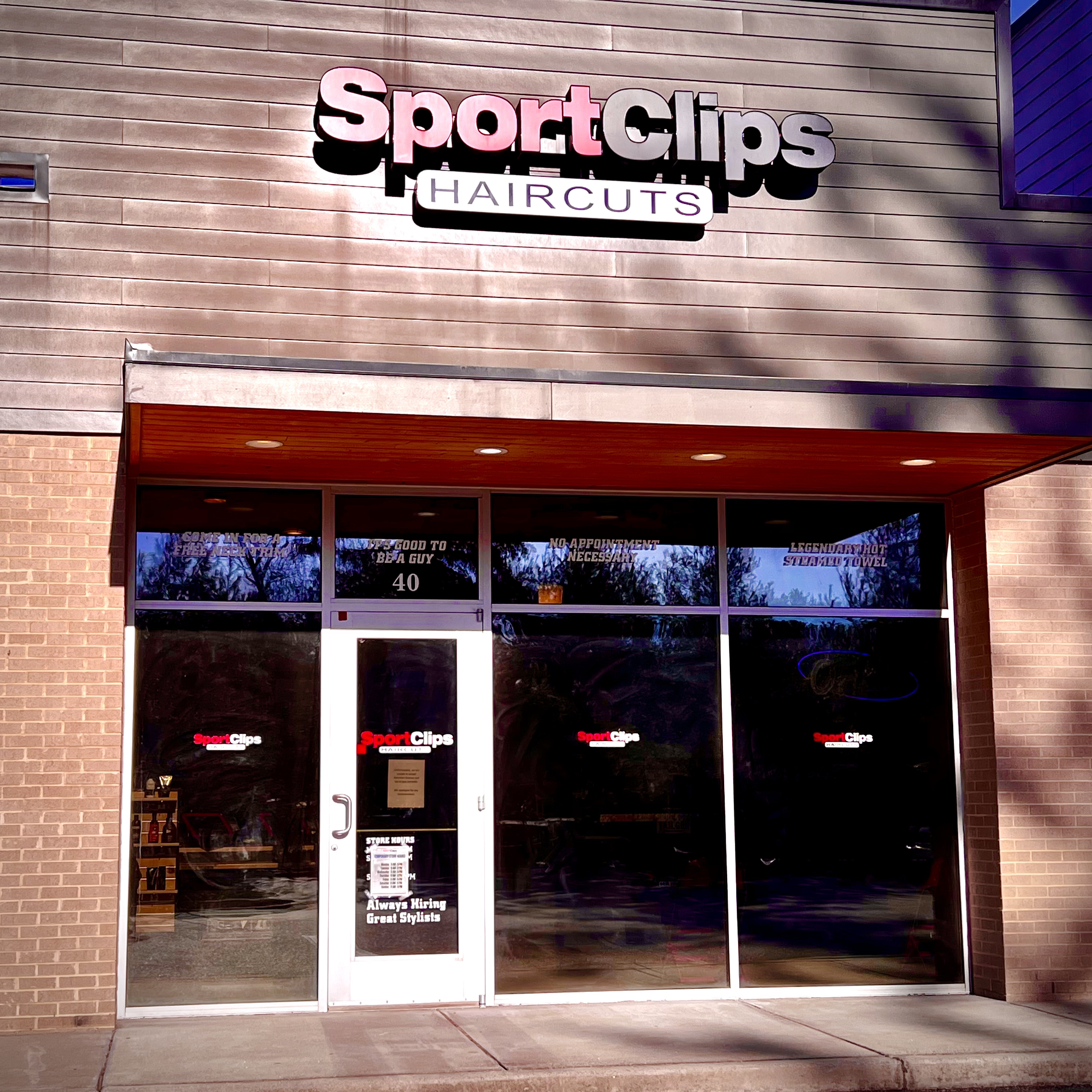 Storefront to Sport Clips